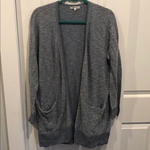Madewell striped cartigan